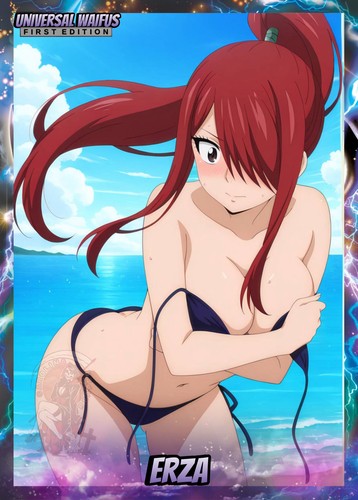 Waifu erza nonholographic - -,