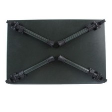 Table de bivouac de pêche à la carpe verte avec pieds pliants en alliage d'alu