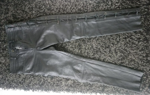 Pantalon cuir homme avec - en,