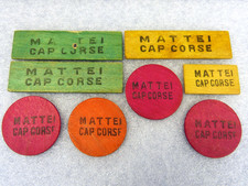 8 Jetons de jeu - MATTEI - Modèle : " MATTEI CAP CORSE " - Bois -