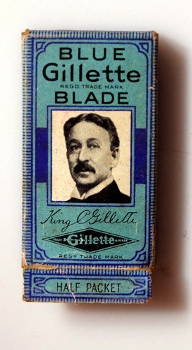 Vintage gillette blue blade - gillette,