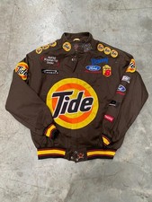 Veste Nascar Tide macdonalds marron jaune orange