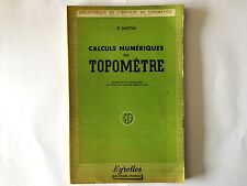 CALCULS NUMERIQUES DU