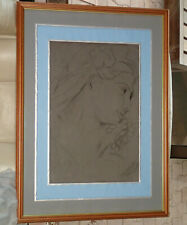 1889 NYMPHE Naïade Bacchante Beauté femme fille Chevelure Féminin Buste Belle