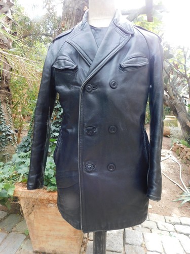 Veste cuir pompiers - veste, ?