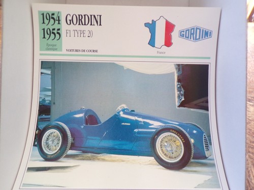 Fiche carte card voiture - card, auto