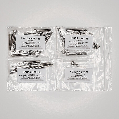 Honda nsr 125 1988 - 125, kit
