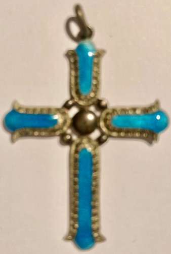 Pendentif croix ancien - pendentif,