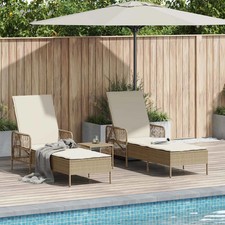 Transat avec coussin polyrotin