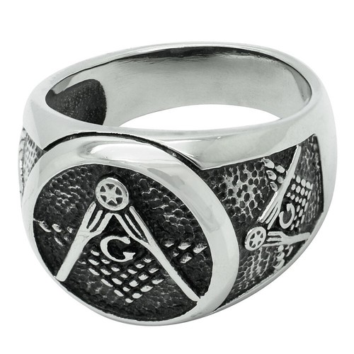 Massif chevalière inox - chevalière, biker