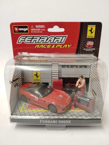 Burago ferrari 599xx rouge - burago,