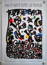 Affiche MELIK OUZANI 1991 PAIX