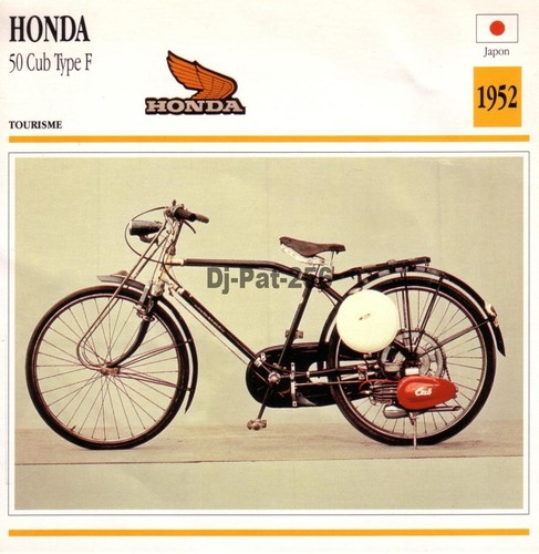 Fiche moto honda cub - fiche,