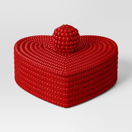 Threshold beaded heart - beaded,