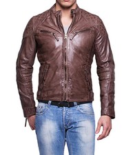 Manteau moto motard homme