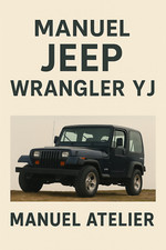 Manuel Atelier Jeep Wrangler YJ 1987-1995 Français Format CD PDF - Envoi en 24h!