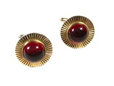 1950's - 1970's Goldtone & Red