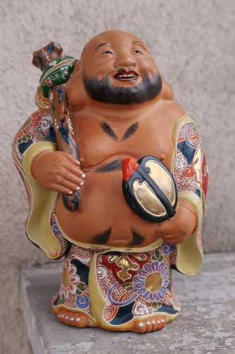 Statue japonaise kutani - japonaise,
