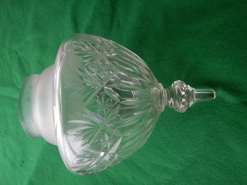 Globe verre cristal moulé - verre,