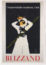 CP Postcard AFFICHE IMPERMEABLE BLIZZAND Edit BLIBLIOTHEQUE FORNEY