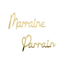 2 DÉCORATIONS PLEXIGLAS