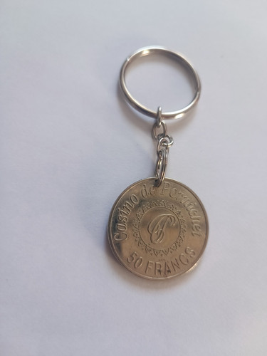 Porte clés ancien jeton - porte-clés,