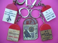 Lot 5 PC - Bornes Kilomètre N7  Nougat Montélimar Moto Marseille N.D de la Garde