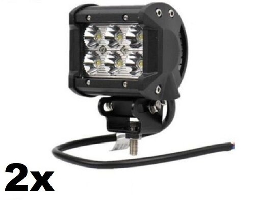 2pcs 12v 24v 18w lampe - 2pcs,