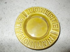 ANCIEN CENDRIER LOTERIE NATIONALE GIEN EN PARFAIT ETAT