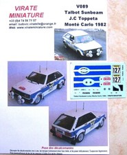 V089 TALBOT SUNBEAM LOTUS J.C