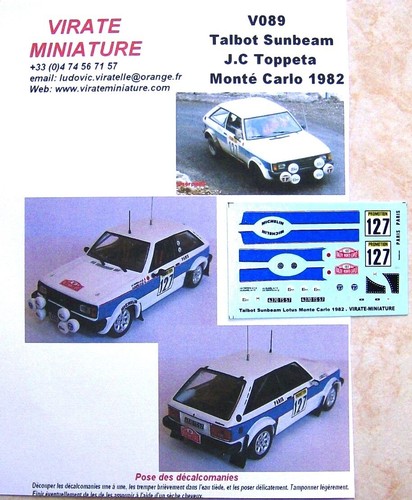V089 talbot sunbeam lotus c - v089,