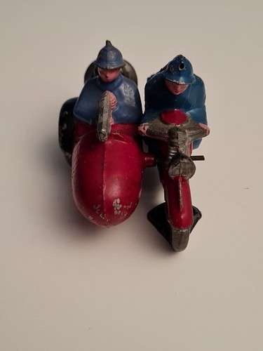 Moto side car soldat - soldat, ancien