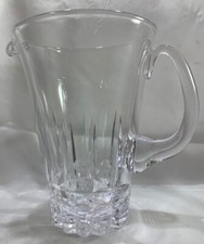 Carafe en cristal taillé broc a eau ancien