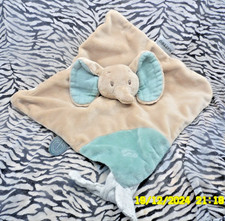 ?NATTOU DOUDOU ELEPHANT AXEL ET LUNA LANGE VELOURS TETINE  PLAT CARRE  NEUF N°3