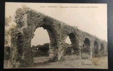 Carte postale Fréjus aqueduc cachet bataillon tirailleurs sénégalais Saint...