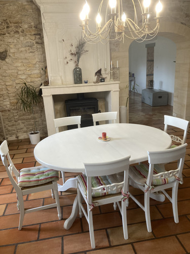 Belle table chaises - table, &