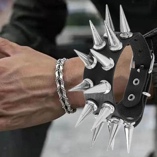 Bracelet manchette punk - , à