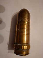 Ancien briquet de poilu 14/18 en forme d'obus