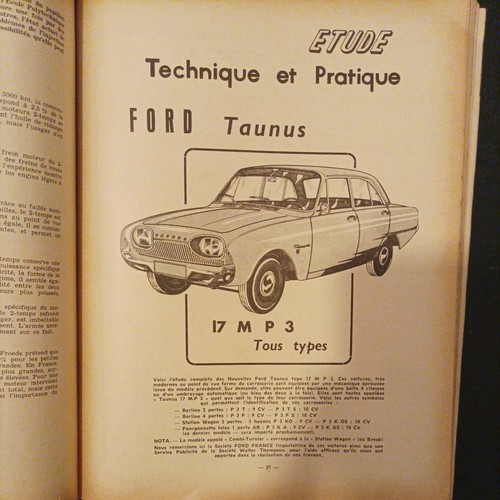 Revue technique ford - revue, taunus