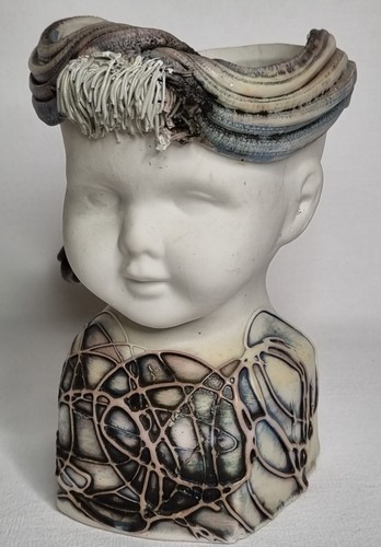 Vase buste biscuit - en,
