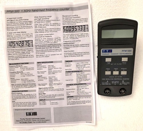 Tti pfm1300 portable - tti,