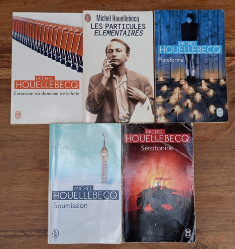 Michel houellebecq lot de 5 - -,