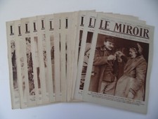 Le miroir - lot de 13 journaux