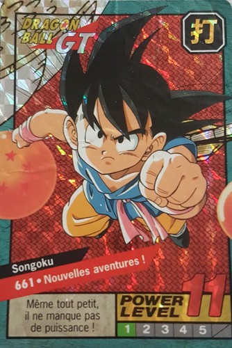 Carte dragon ball power - z,