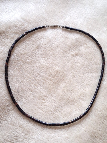Collier vintage corail - vintage, noir