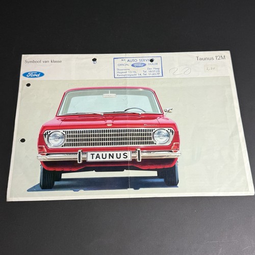 Ford taunus 12m 4p folder - taunus,