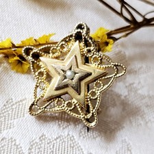 Broche Étoile Niii Plaqué Or