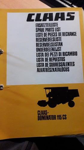 Claas moissonneuse dominator - claas,