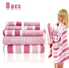 Lot 8 Serviettes De Bain