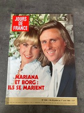 JOURS DE FRANCE N°1334 26/07/1980 borg reine elizabeth dalida romy schneider G53